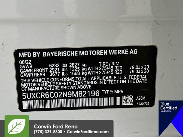 Used 2022 BMW X5 xDrive40i w/ M Sport Package image 36