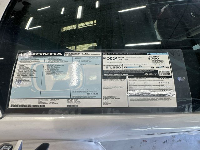 New 2026 Honda Accord LX image 1