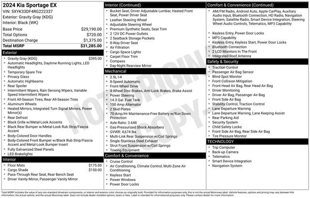 Certified 2024 Kia Sportage EX image 21