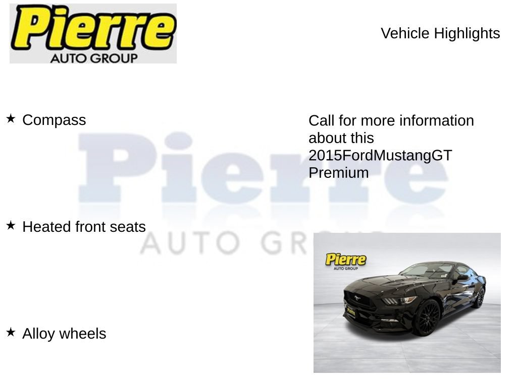 Used 2015 Ford Mustang GT Premium w/ GT Performance Package RWD image 14