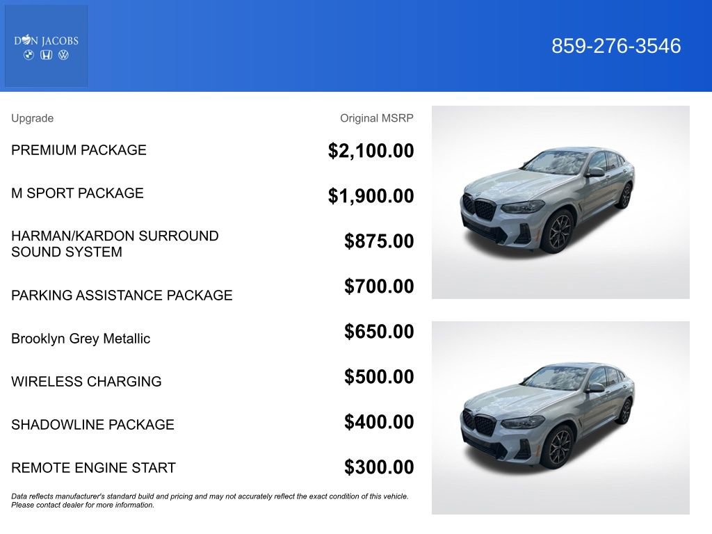 Used 2024 BMW X4 xDrive30i w/ Premium Package AWD/4WD image 3