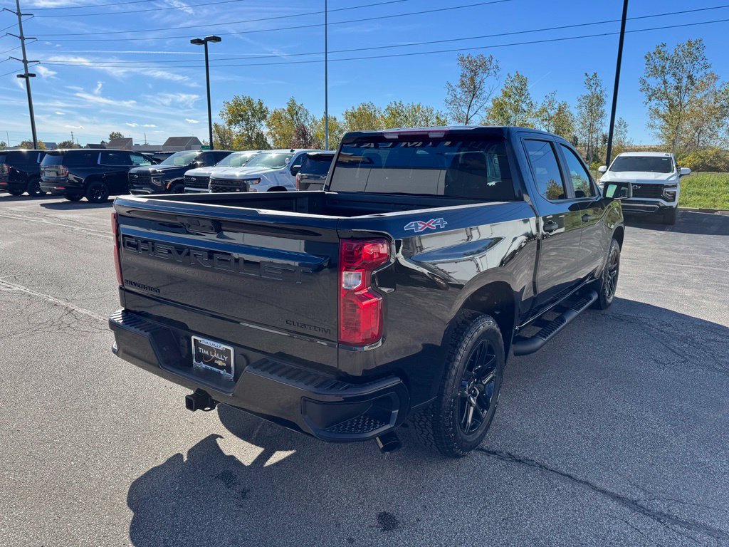 New 2026 Chevrolet Silverado 1500 Custom w/ Turbomax Blackout Package AWD/4WD image 7