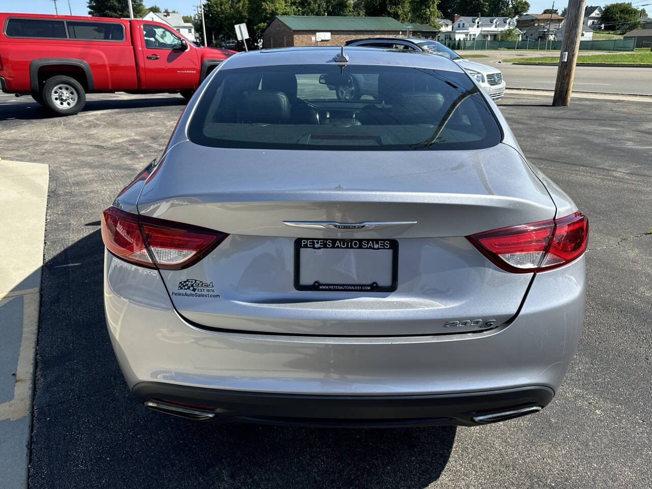 Used 2015 Chrysler 200 S w/ Navigation & Sound Group I FWD image 10