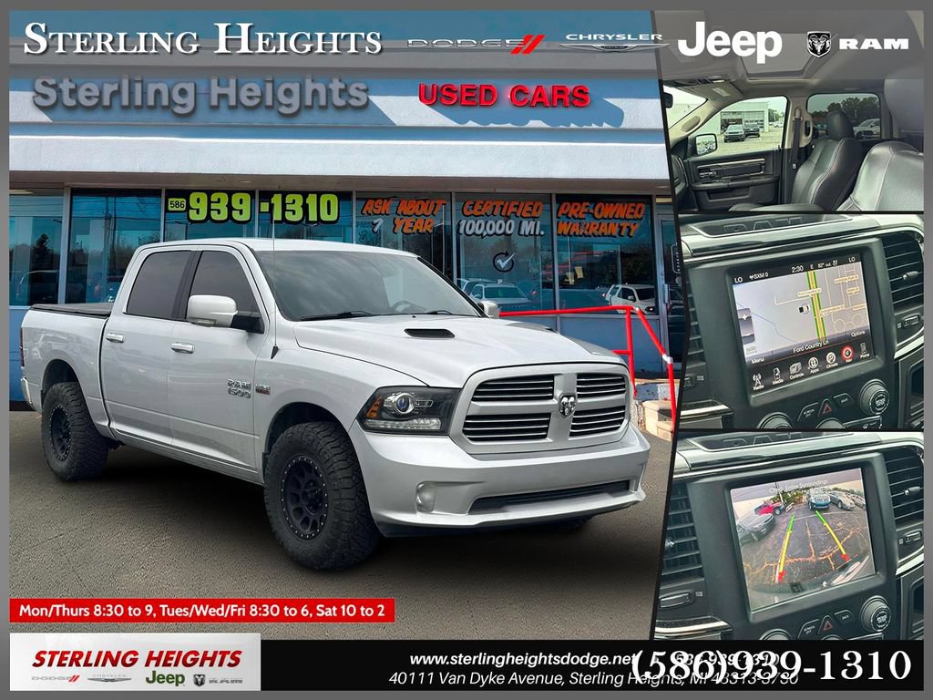 Used 2017 RAM 1500 Sport w/ Premium Sound Group AWD/4WD video 1