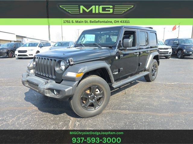 Used 2021 Jeep Wrangler Unlimited Sport w/ Sun And Sound Package AWD/4WD image 1