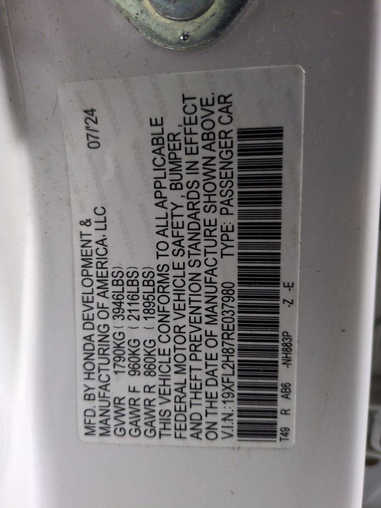 Certified 2024 Honda Civic Sport image 28