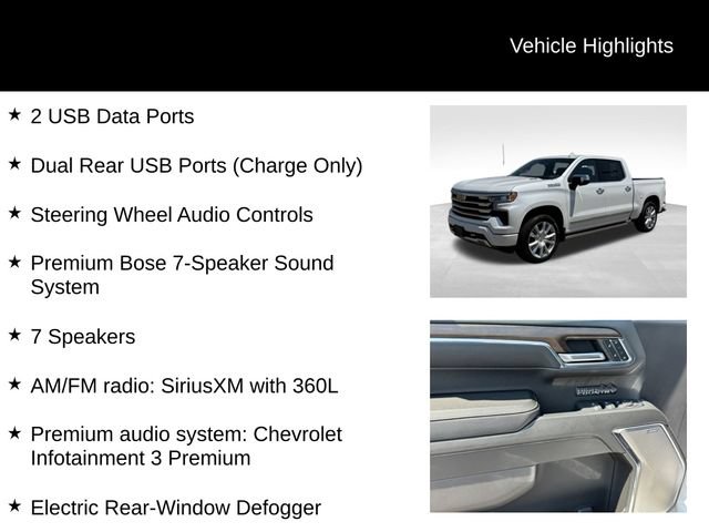 Certified 2024 Chevrolet Silverado 1500 High Country w/ High Country Premium Package AWD/4WD image 16