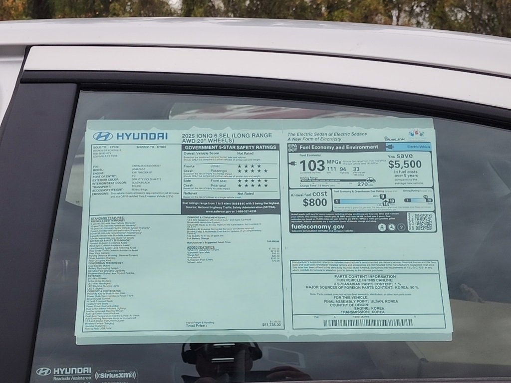 New 2025 Hyundai Ioniq 6 SEL image 4