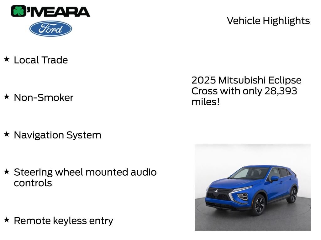 Used 2025 Mitsubishi Eclipse Cross SE AWD/4WD image 7