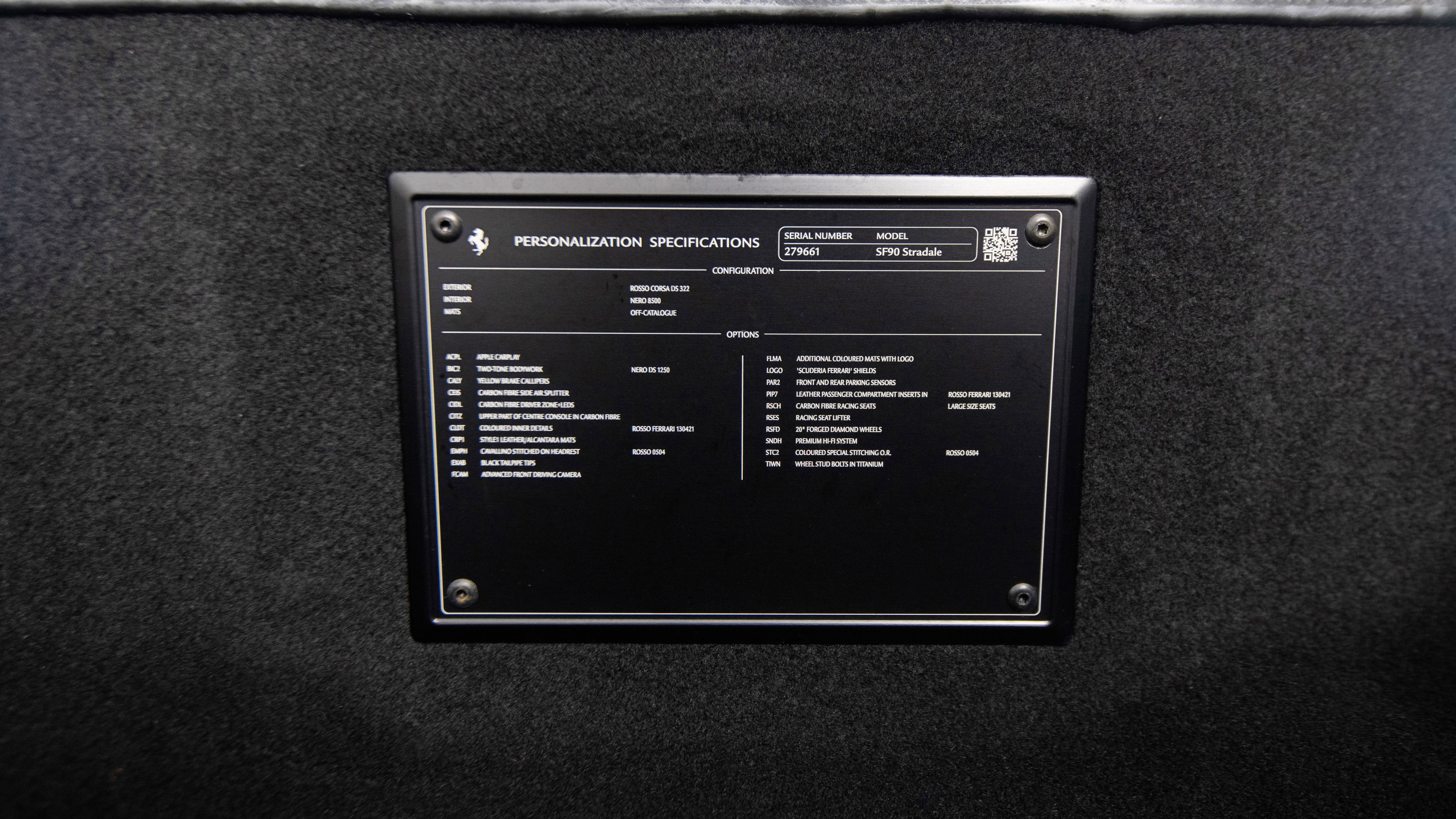Certified 2022 Ferrari SF90 Stradale AWD/4WD image 39