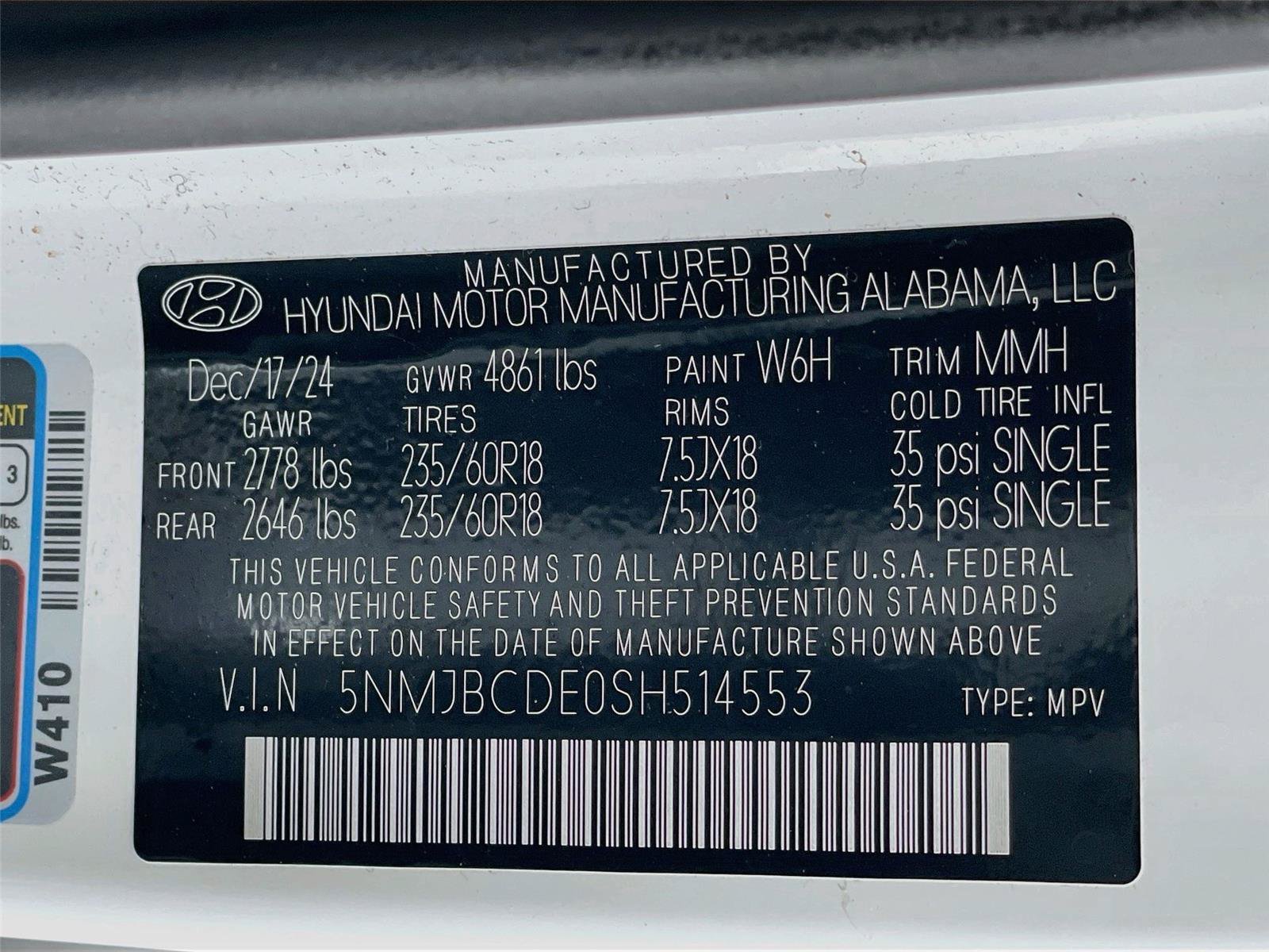 Certified 2025 Hyundai Tucson SEL AWD/4WD image 33