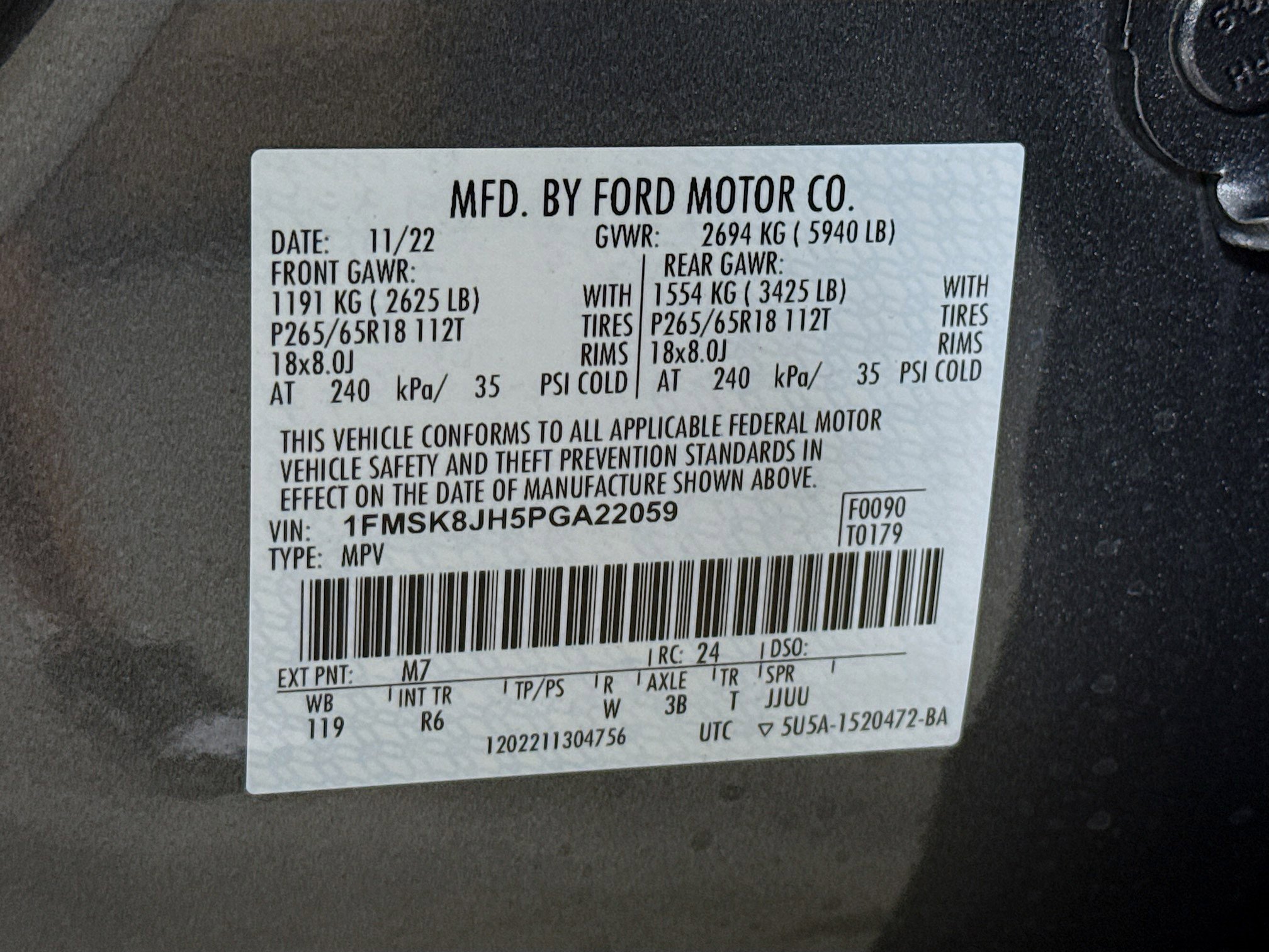 Used 2023 Ford Explorer Timberline w/ Timberline Technology Package image 41