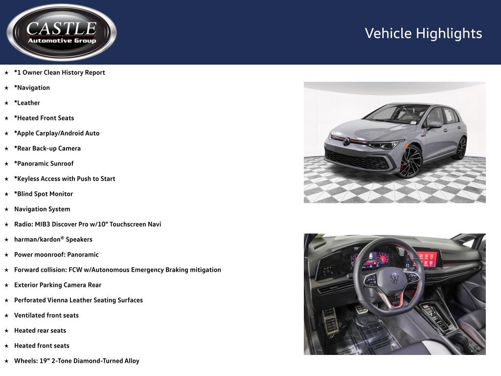 Used 2024 Volkswagen GTI Autobahn FWD image 3