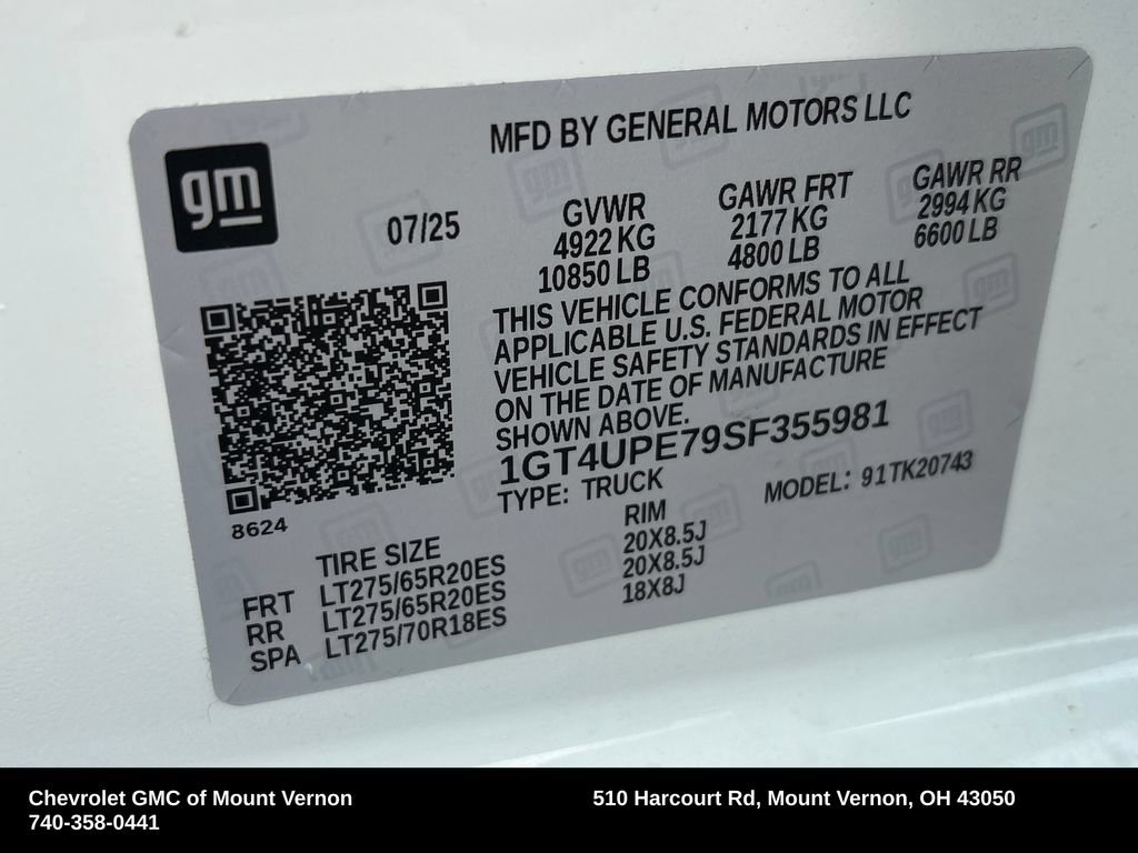 Used 2025 GMC Sierra 2500 AT4 w/ Technology Package AWD/4WD image 32