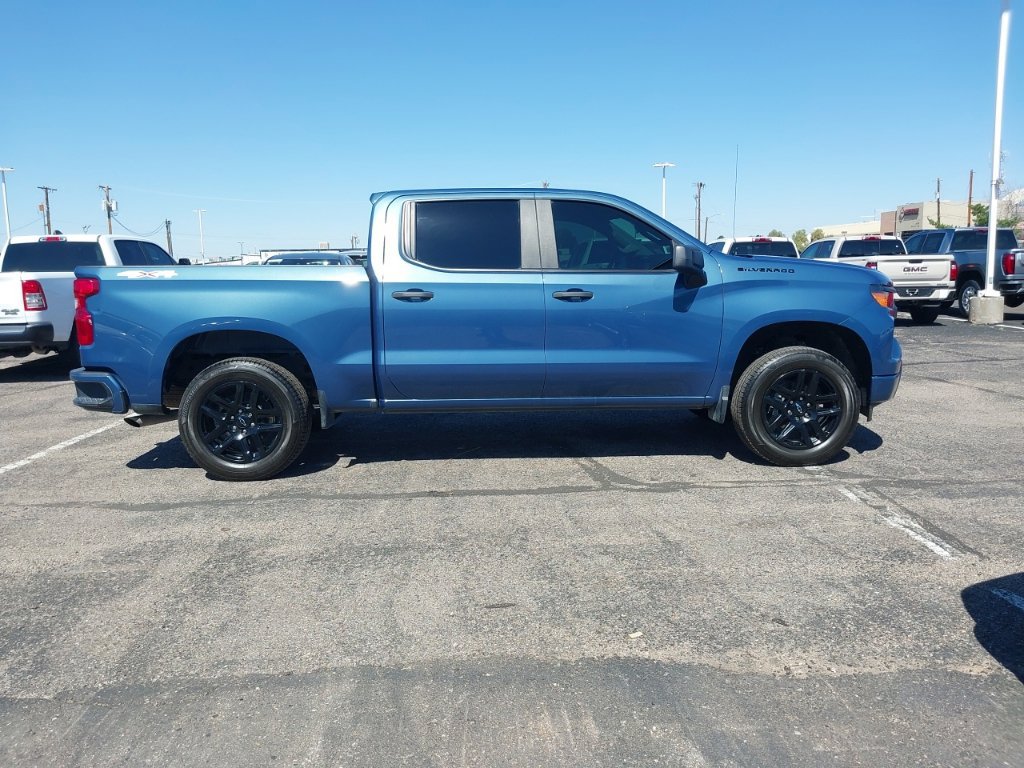 Used 2024 Chevrolet Silverado 1500 Custom w/ Turbomax Blackout Package AWD/4WD image 3