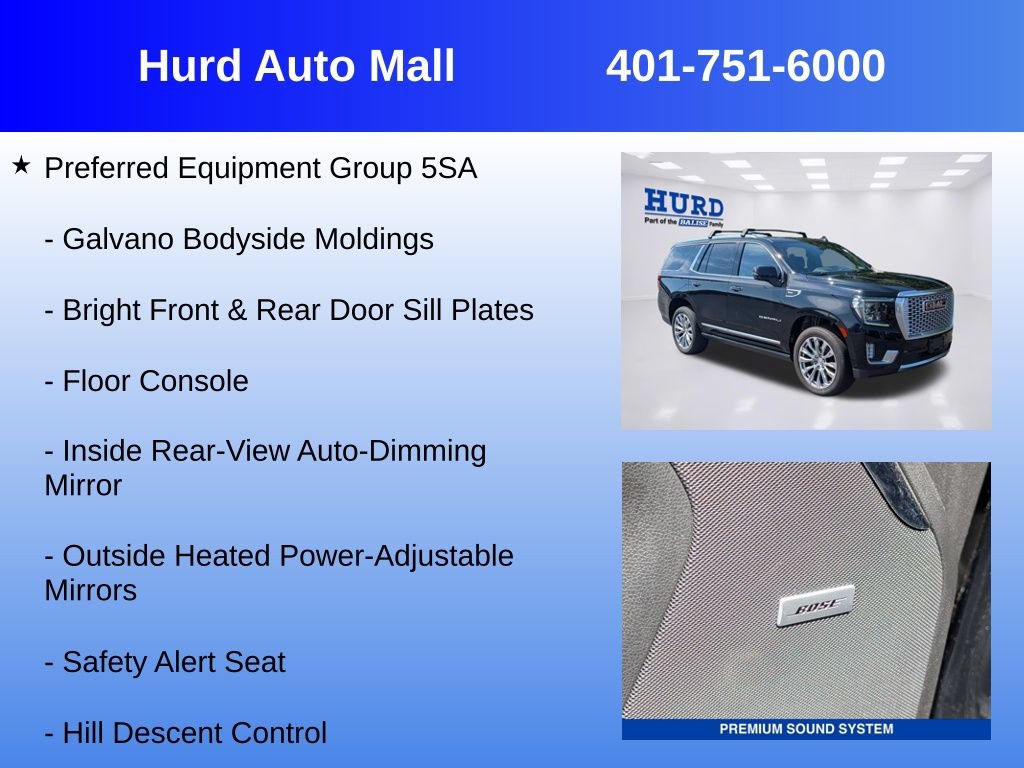 Used 2024 GMC Yukon Denali w/ Advanced Technology Package AWD/4WD image 12