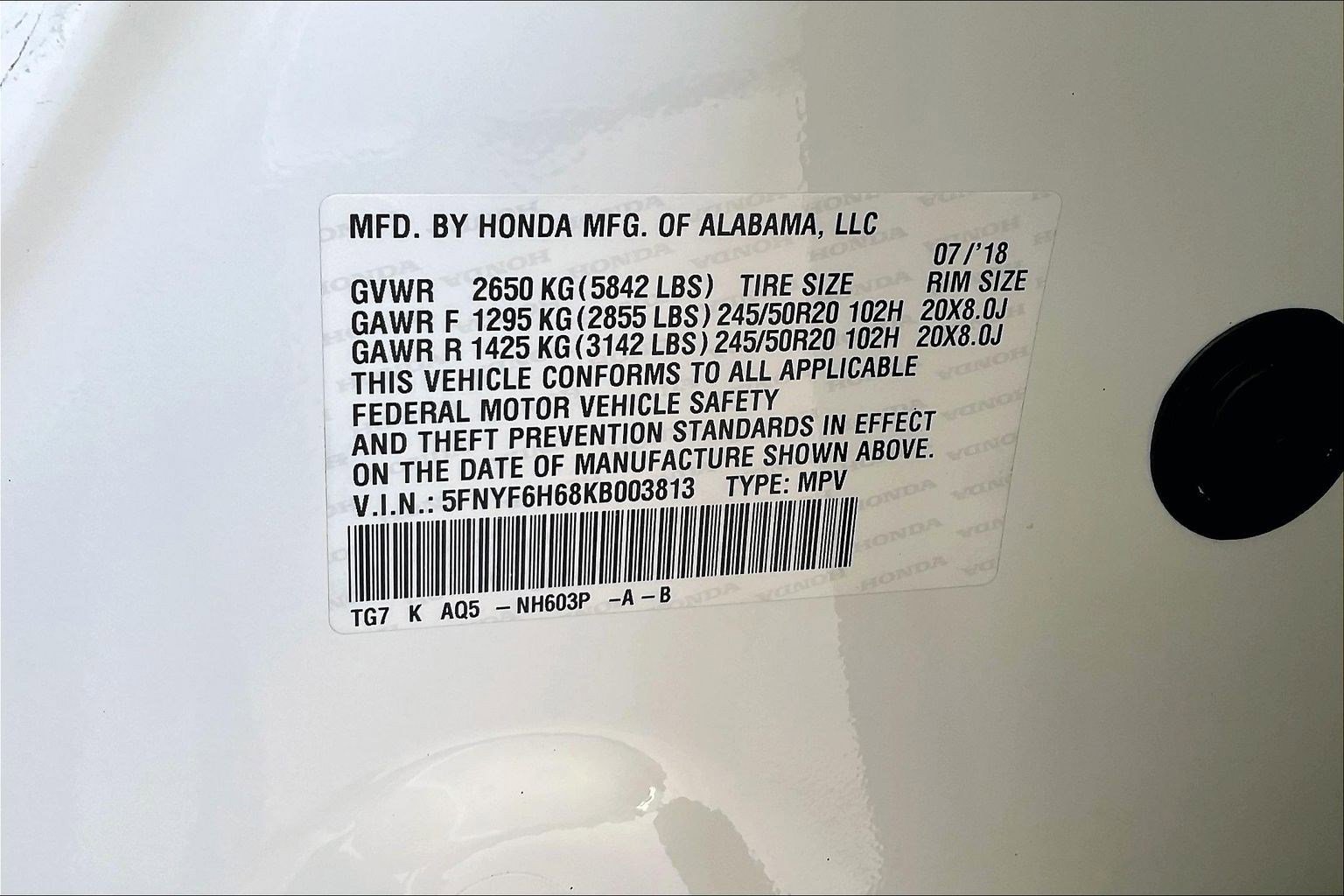 Used 2019 Honda Pilot Touring image 19