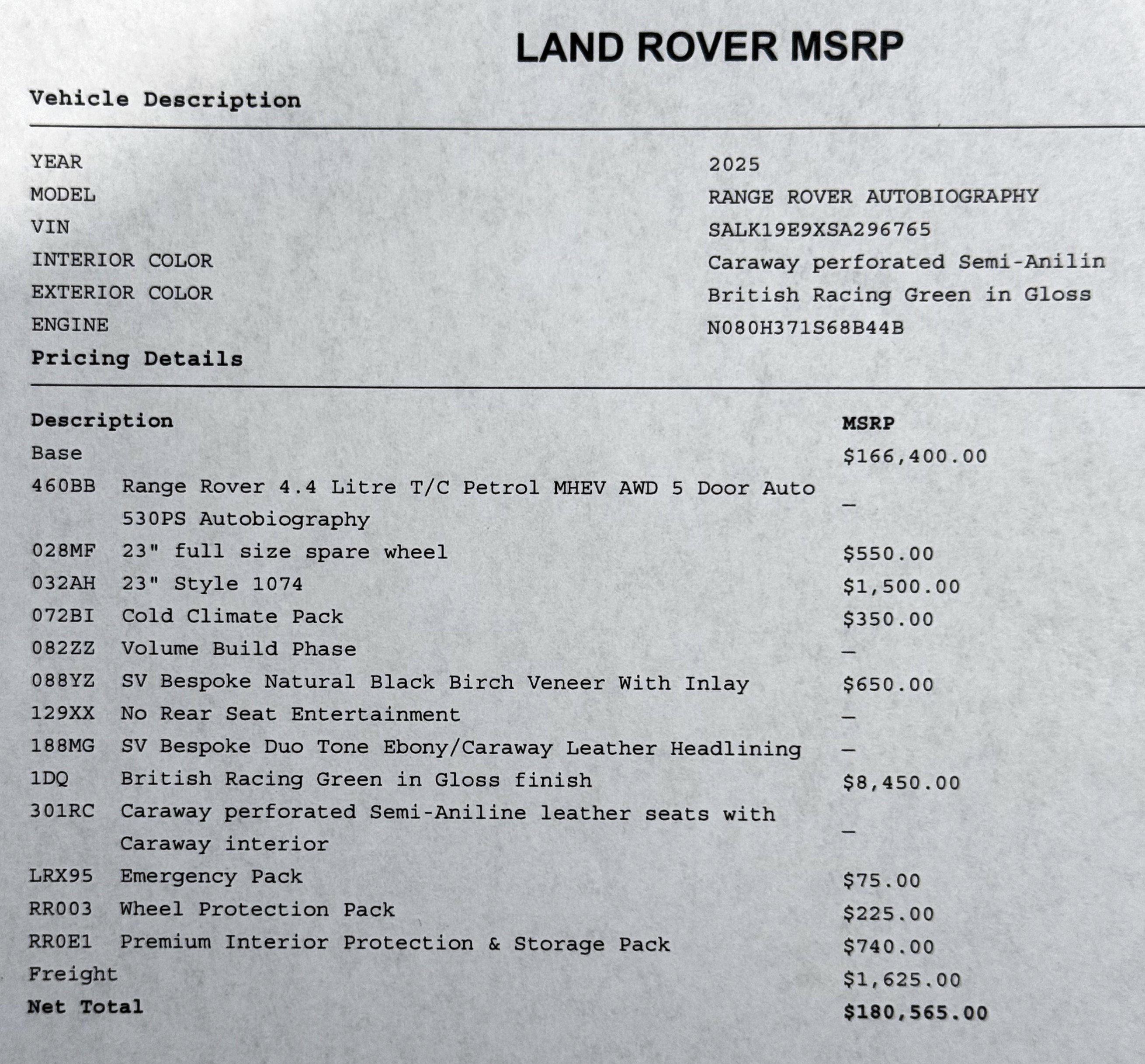 Used 2025 Land Rover Range Rover Autobiography image 2