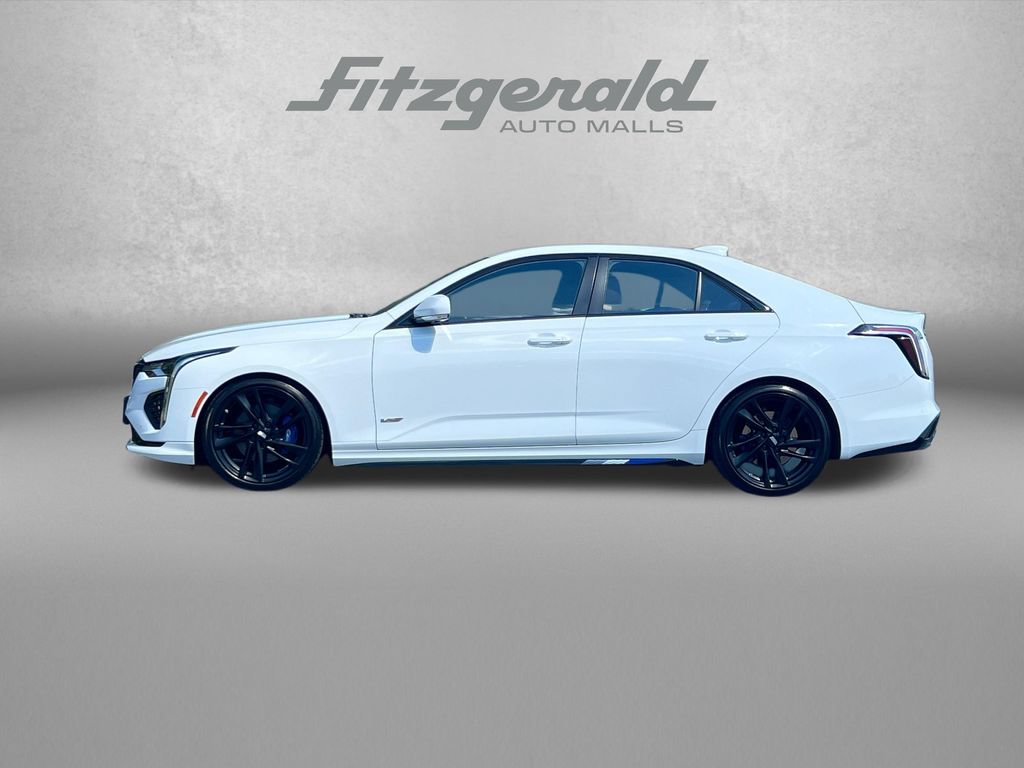 Certified 2024 Cadillac CT4 V w/ LPO, Blue Accent Package RWD image 5