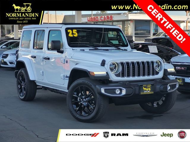 Certified 2025 Jeep Wrangler Unlimited Sahara w/ Safety Group image 1