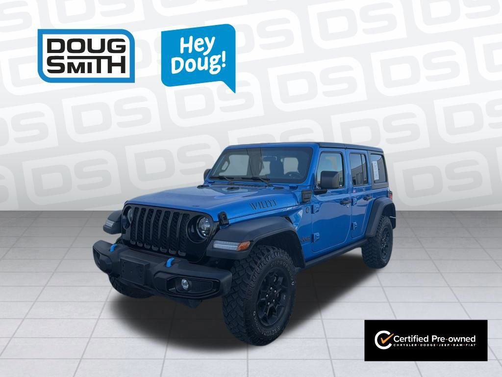 Certified 2023 Jeep Wrangler Unlimited w/ Cold Weather Group image 1