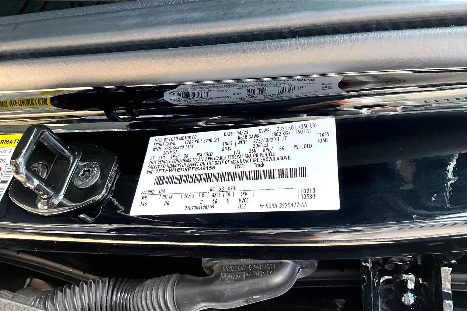 Used 2023 Ford F150 Lariat w/ Equipment Group 502A High AWD/4WD image 36