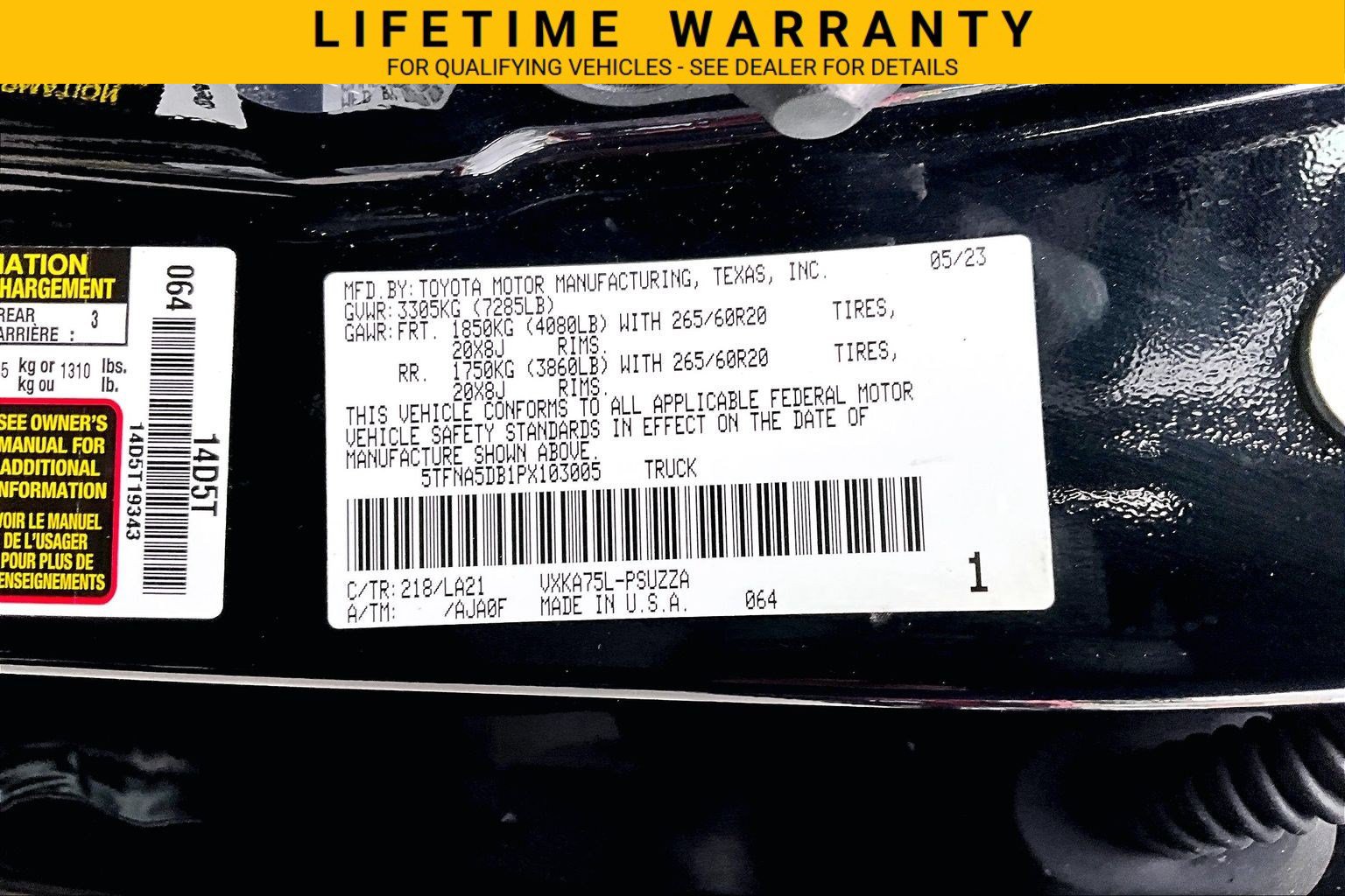 Used 2023 Toyota Tundra Platinum AWD/4WD image 36