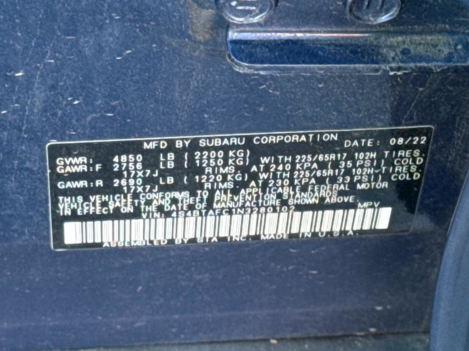 Used 2022 Subaru Outback Premium image 30