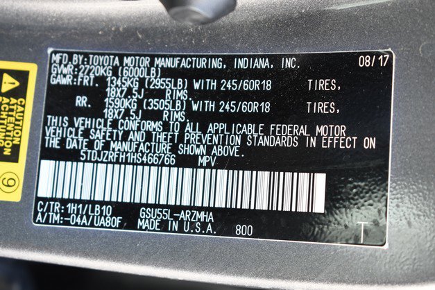 Certified 2017 Toyota Highlander XLE image 35