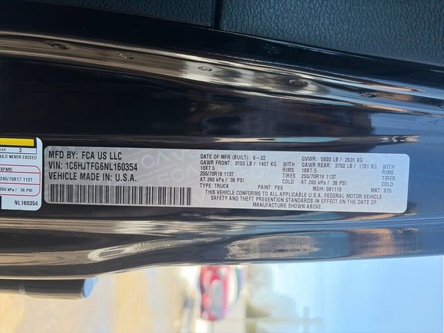 Used 2022 Jeep Gladiator Overland w/ Popular Equipment Package image 45