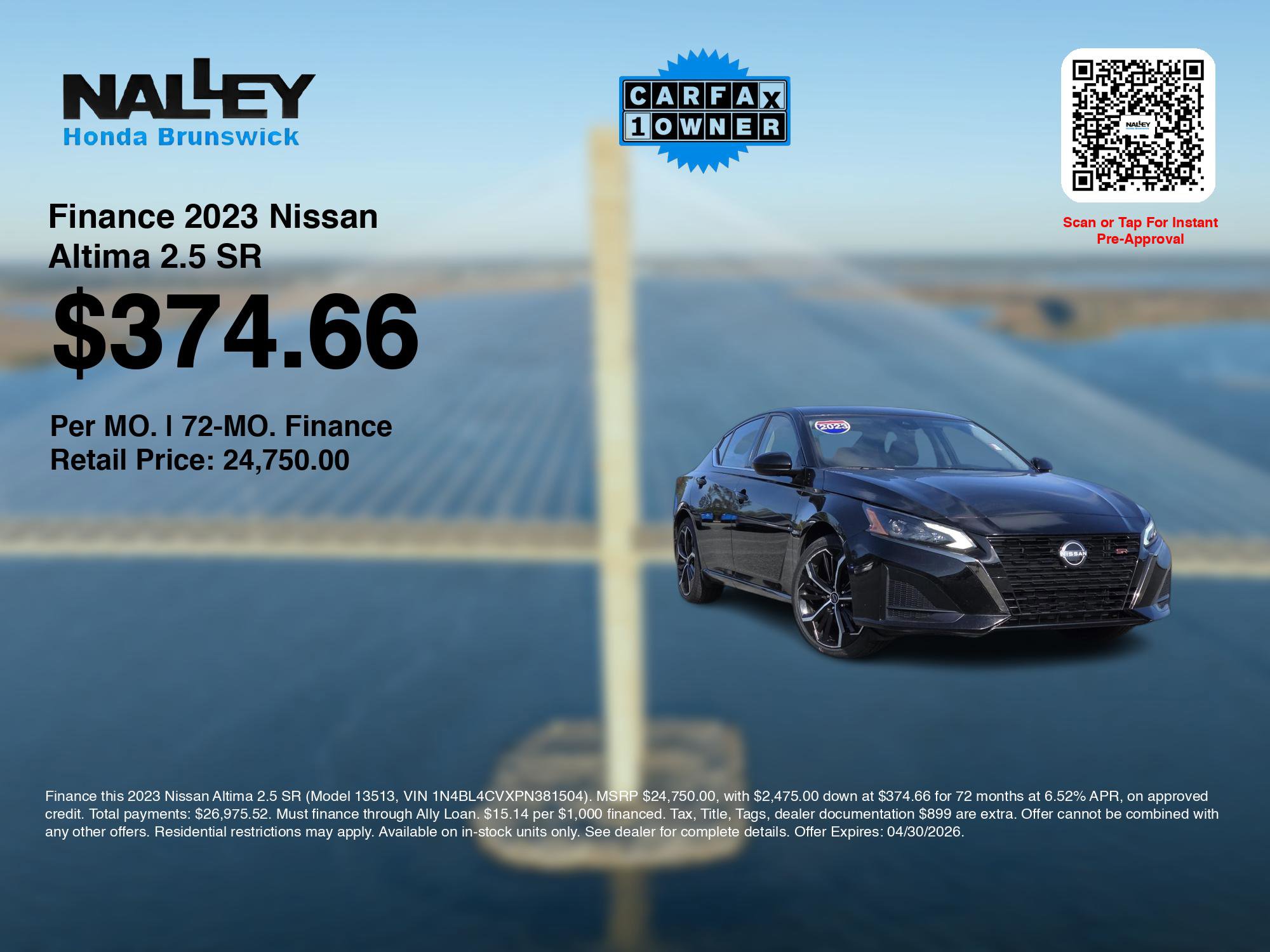 Used 2023 Nissan Altima 2.5 SR image 3
