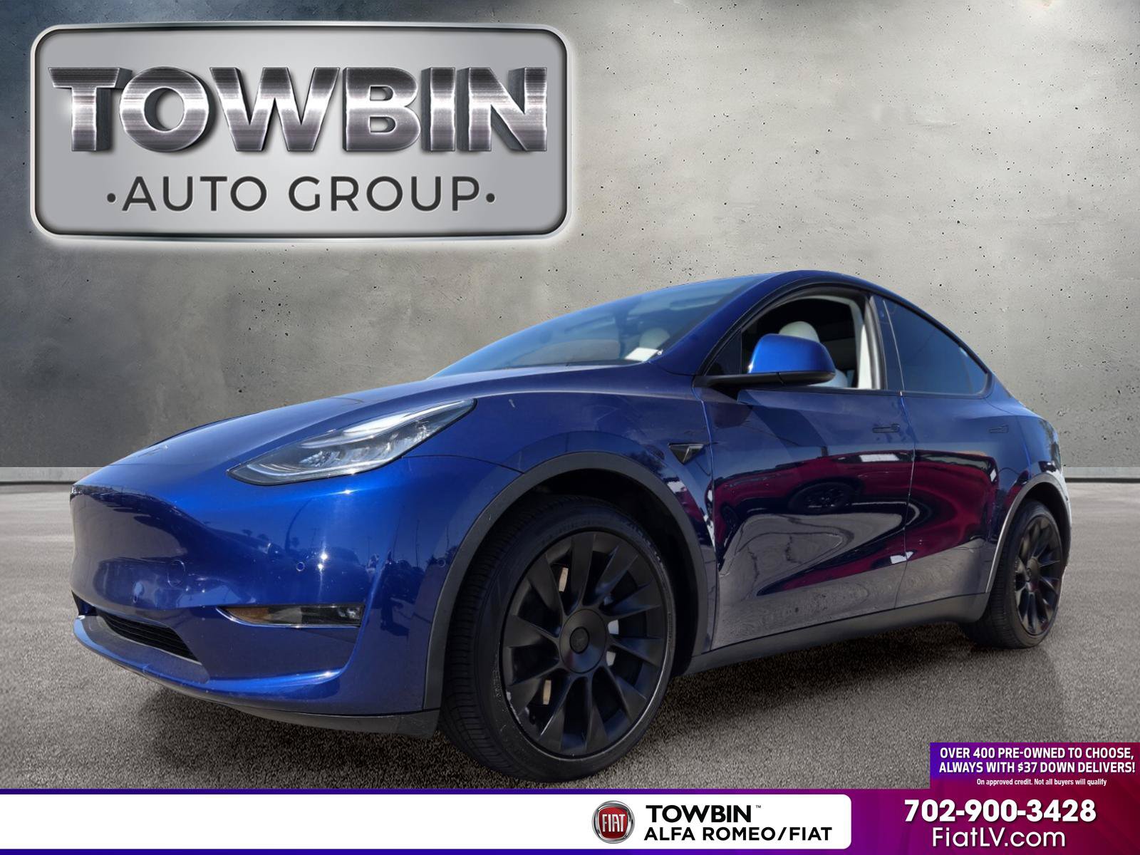 Used 2021 Tesla Model Y Long Range AWD/4WD image 1