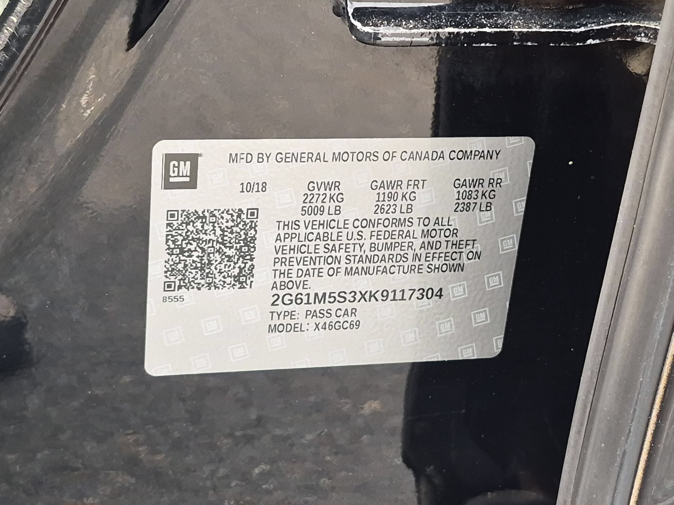 Certified 2019 Cadillac XTS Luxury FWD image 33