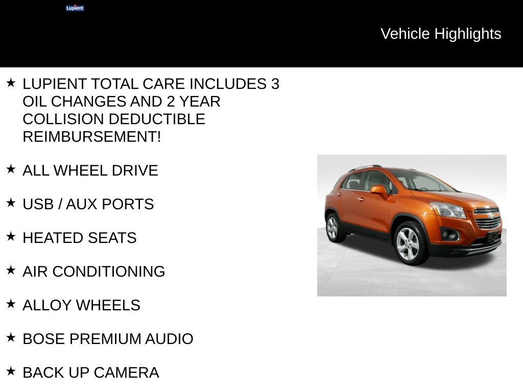 Used 2015 Chevrolet Trax LTZ AWD/4WD image 7