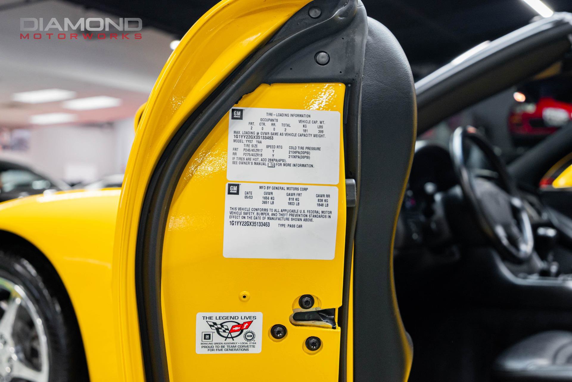 Used 2003 Chevrolet Corvette Coupe w/ Preferred Equipment Group image 69