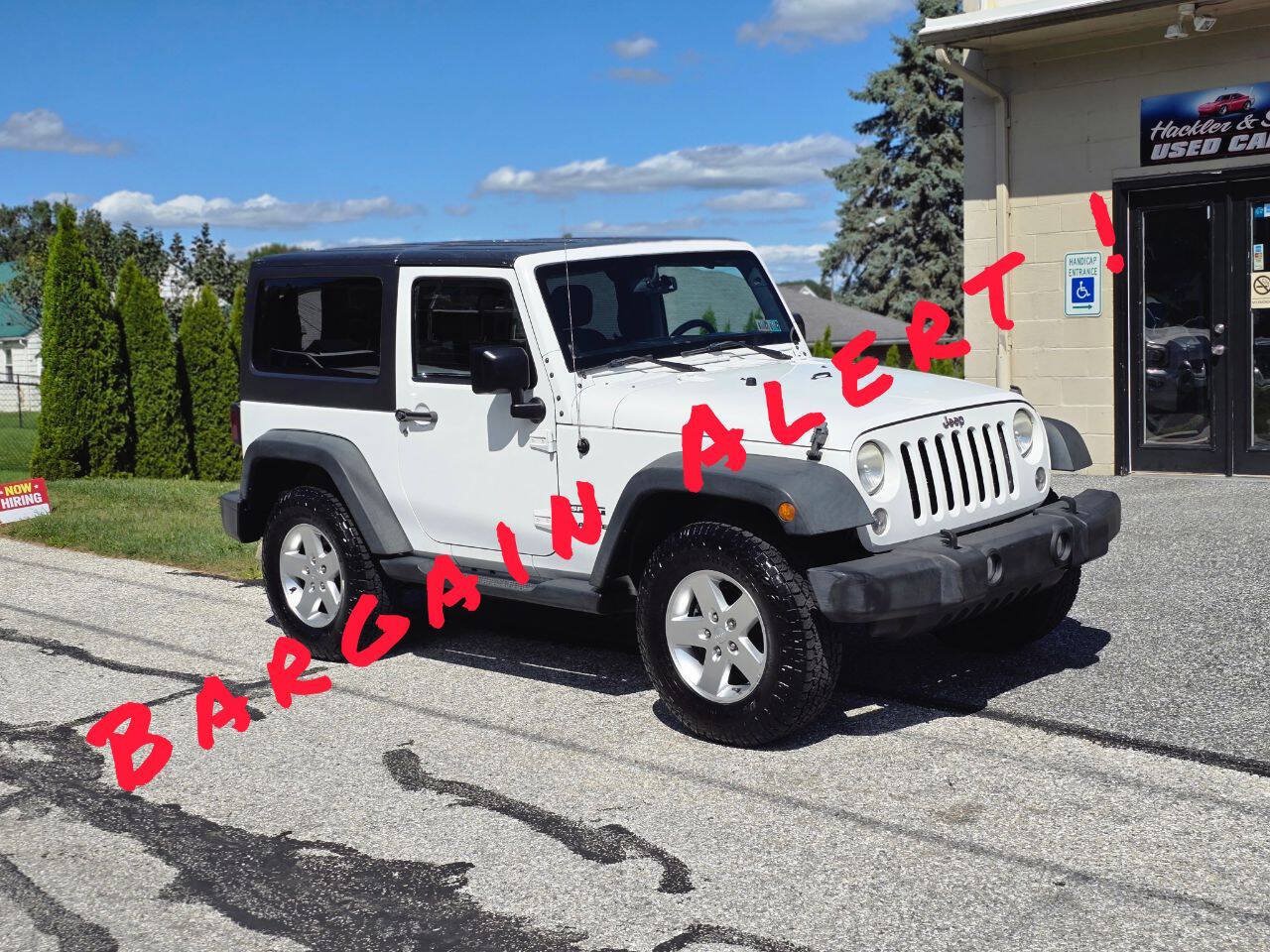 Used 2014 Jeep Wrangler Sport w/ Quick Order Package 24S AWD/4WD image 2