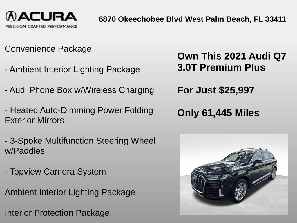 Used 2021 Audi Q7 3.0T Premium Plus w/ Premium Plus Package AWD/4WD image 6