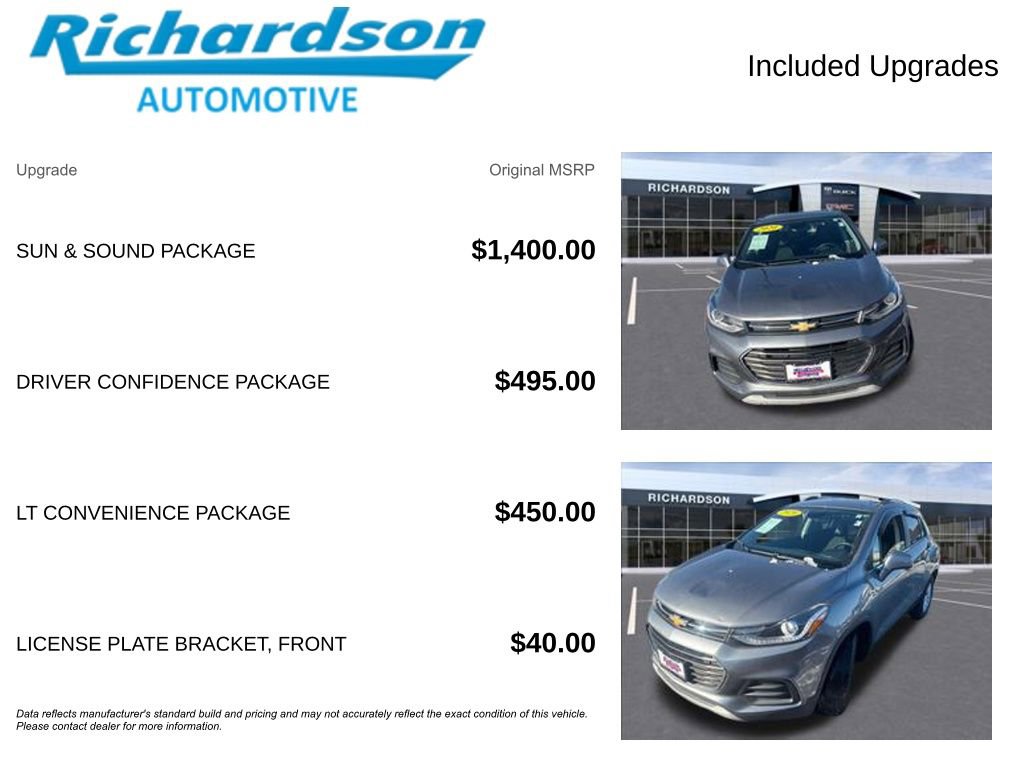 Used 2020 Chevrolet Trax LT w/ Sun & Sound Package image 6