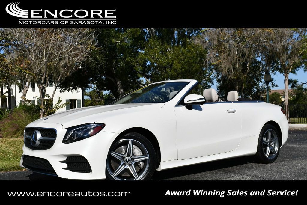 Used 2019 Mercedes-Benz E 450 4MATIC Cabriolet w/ Premium 1 Package image 1