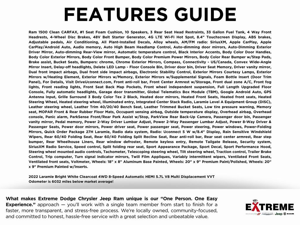 Used 2022 RAM 1500 Laramie w/ Sport Appearance Package image 2