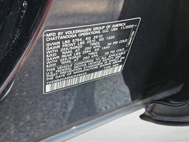 Used 2021 Volkswagen Atlas SE FWD image 25