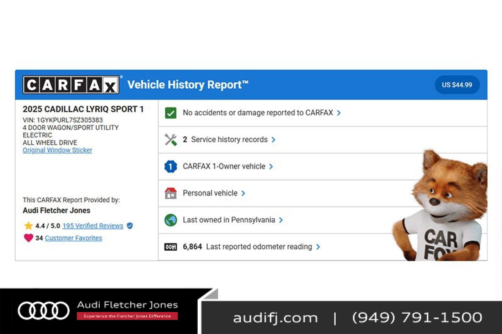 Used 2025 Cadillac Lyriq Sport image 2