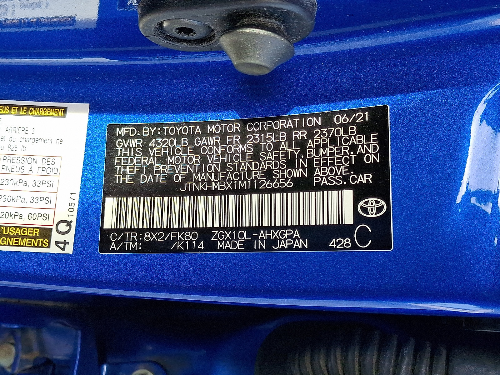 Certified 2021 Toyota C-HR XLE image 27