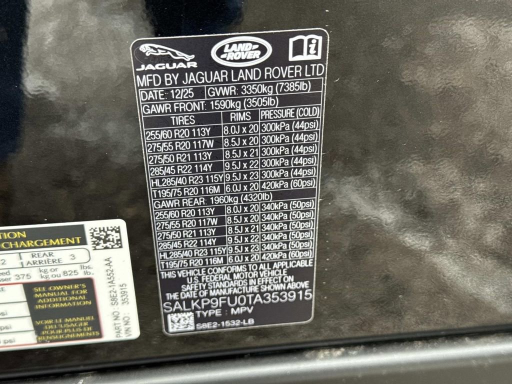 New 2026 Land Rover Range Rover SE image 28