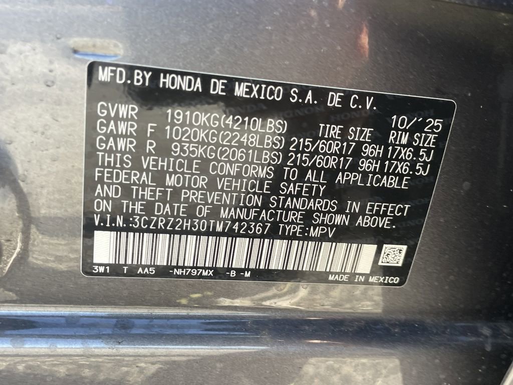 New 2026 Honda HR-V LX image 36