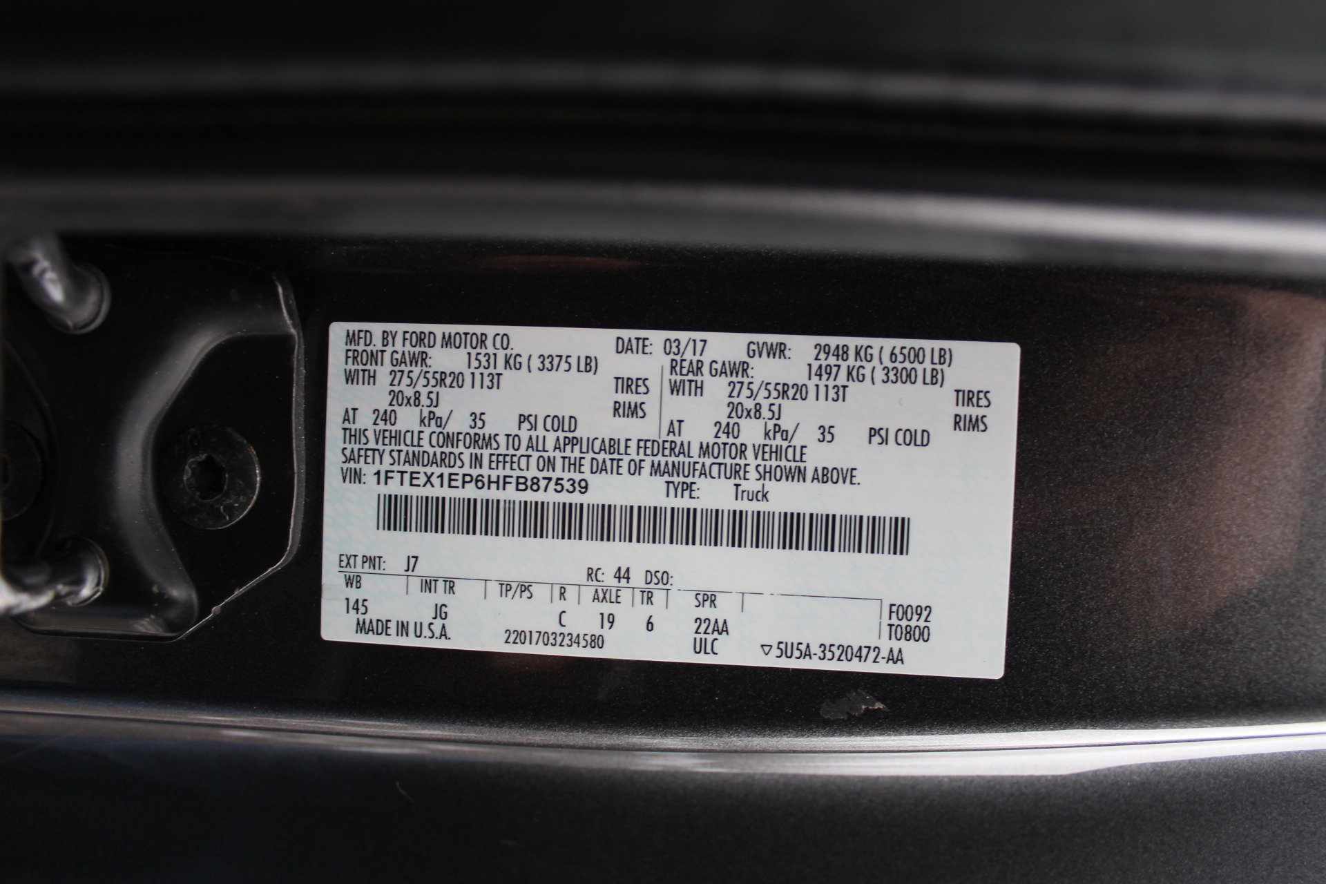 Used 2017 Ford F150 XL w/ Equipment Group 101A Mid image 44