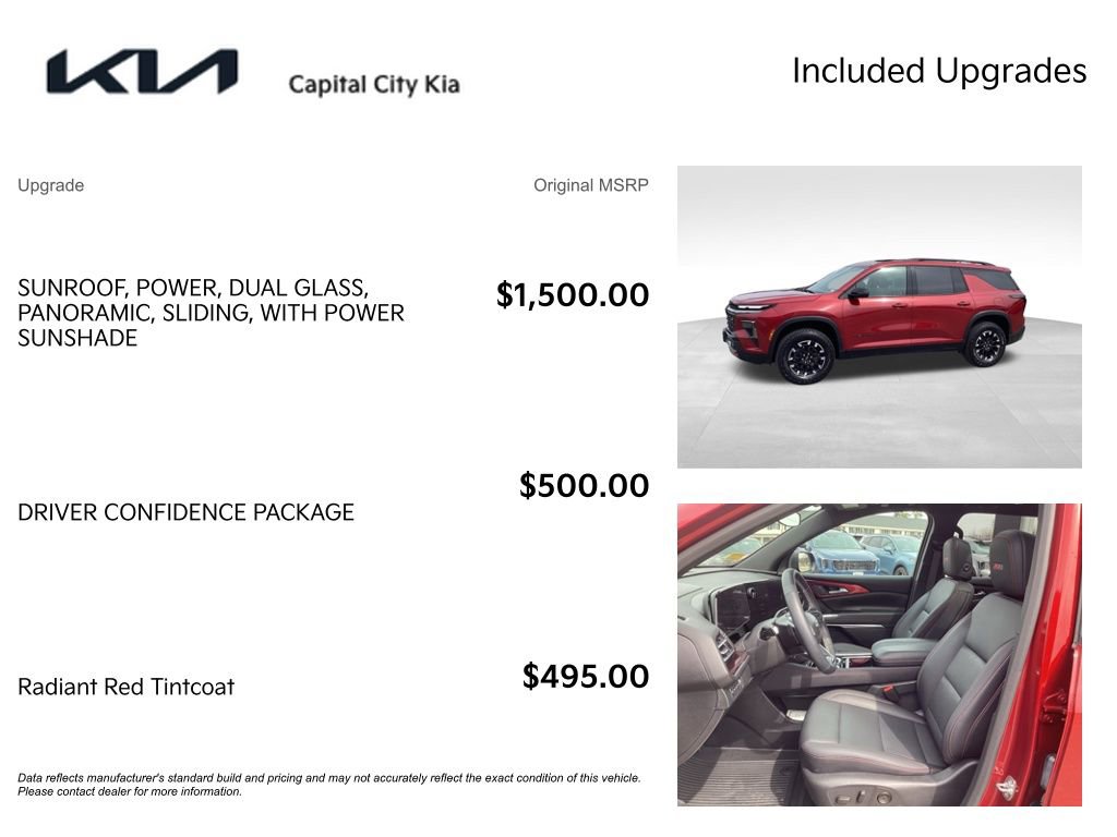 Used 2025 Chevrolet Traverse Z71 w/ Driver Confidence Package image 4