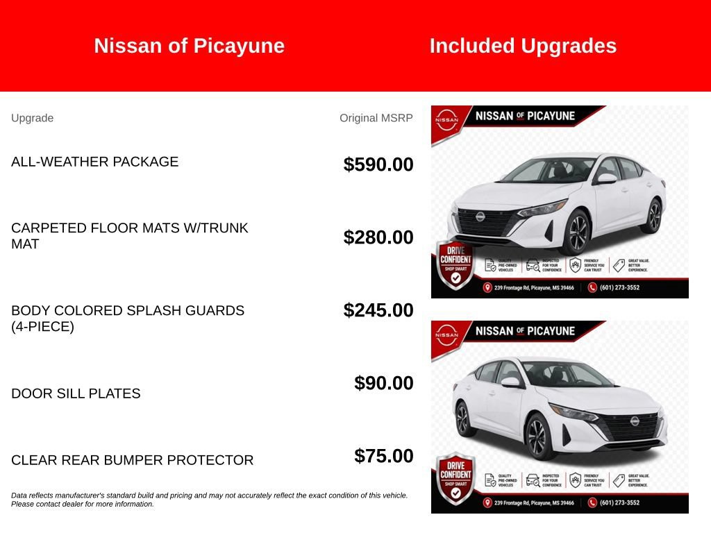 Used 2024 Nissan Sentra SV w/ All-Weather Package FWD image 7