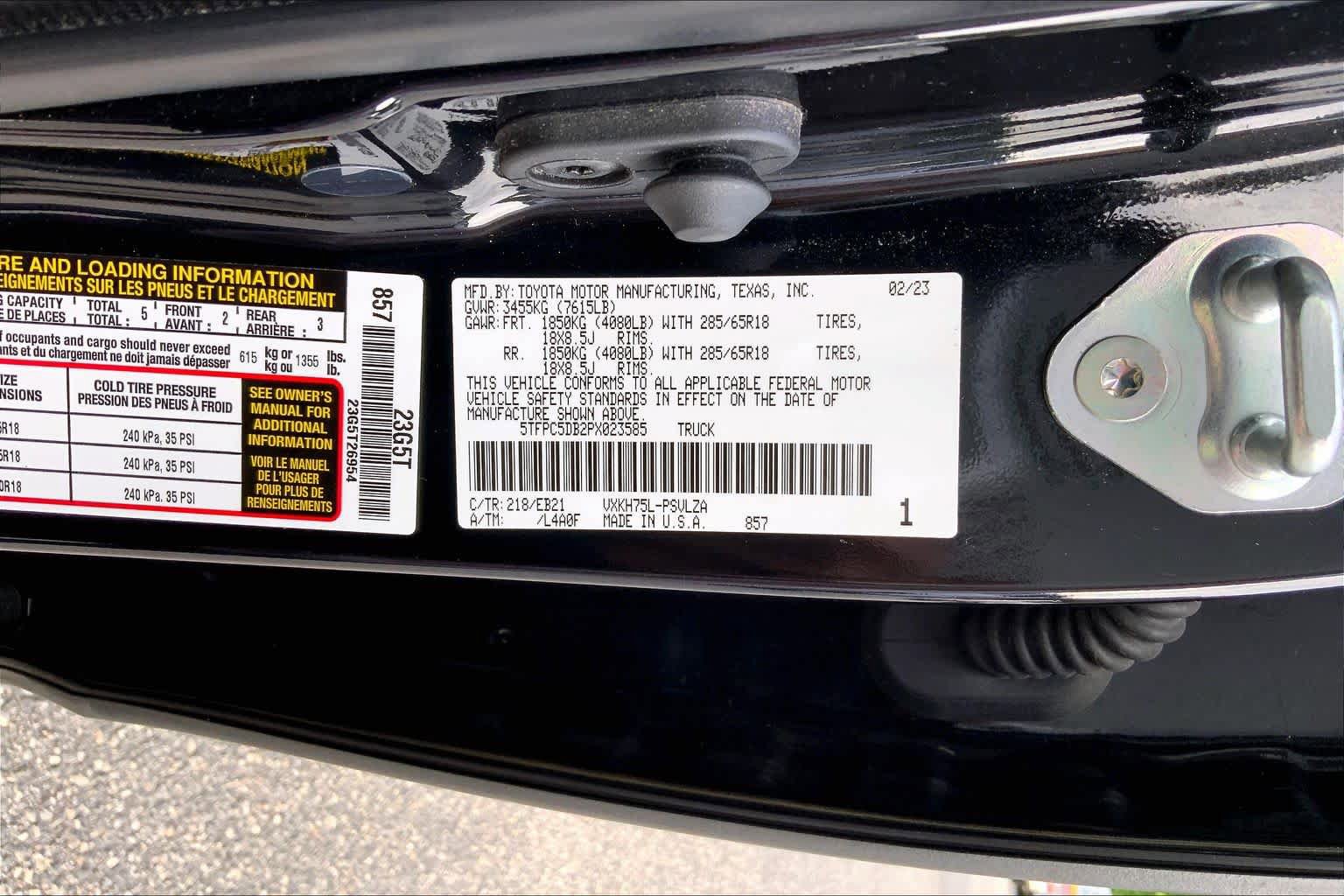 Used 2023 Toyota Tundra TRD Pro AWD/4WD image 31