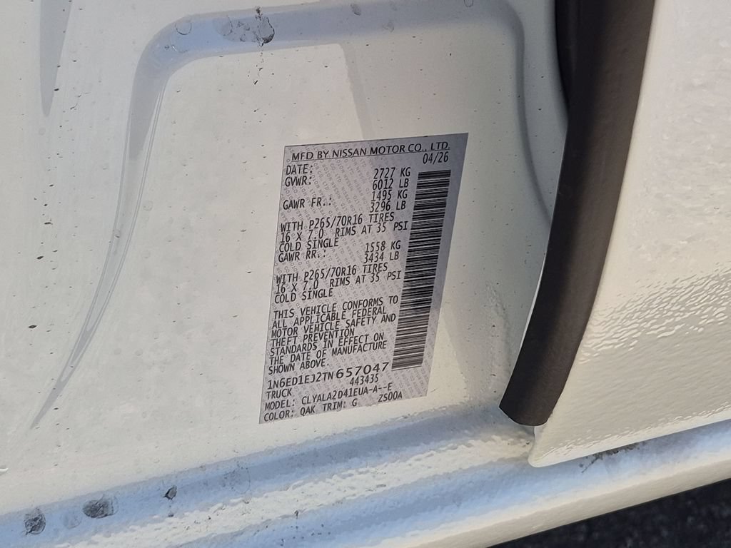New 2026 Nissan Frontier S w/ Tow Package RWD image 33